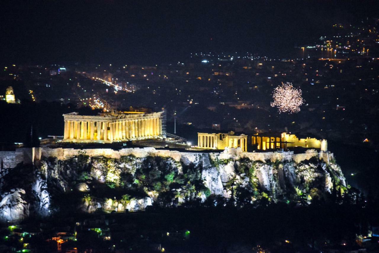 Acropolis Amazing Balcony View 3 Minutes Walking To The Museum Apartment เอเธนส์ ภายนอก รูปภาพ